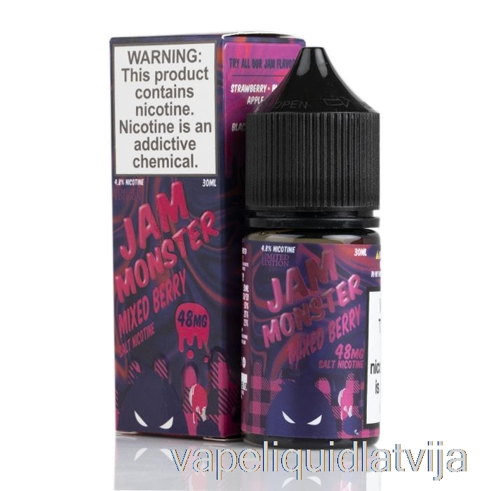 Jauktu Ogu - Ievārījumu Monstru Sāļi - 30ml 24mg Vape šķidrums